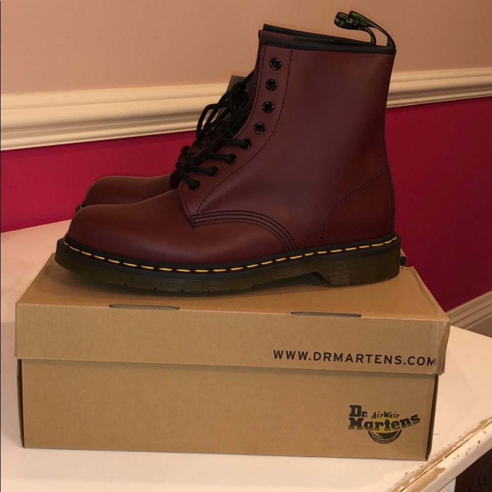 1460 cherry red Dr. Martens boots